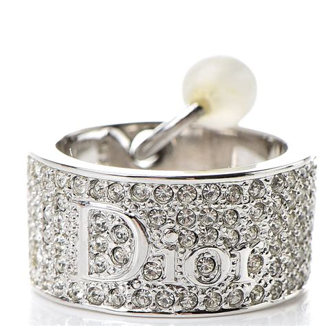 silver christian dior ring|christian dior ring price.